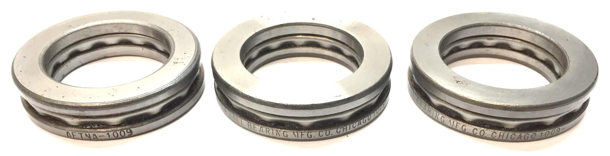 Aetna Roller Ball Thrust Bearing 1009 [Lot of 3] NOS