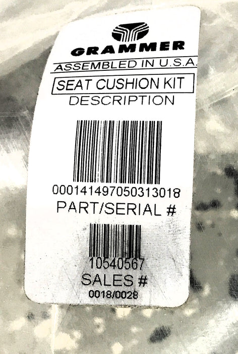 Grammer Seat Cushion Kit 141497 (000141497050313018) NOS