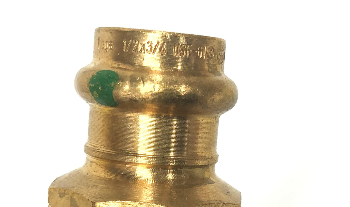 Viega NSF-61 Fitting 3/4-1/2x3/4 [Lot of 3] NOS