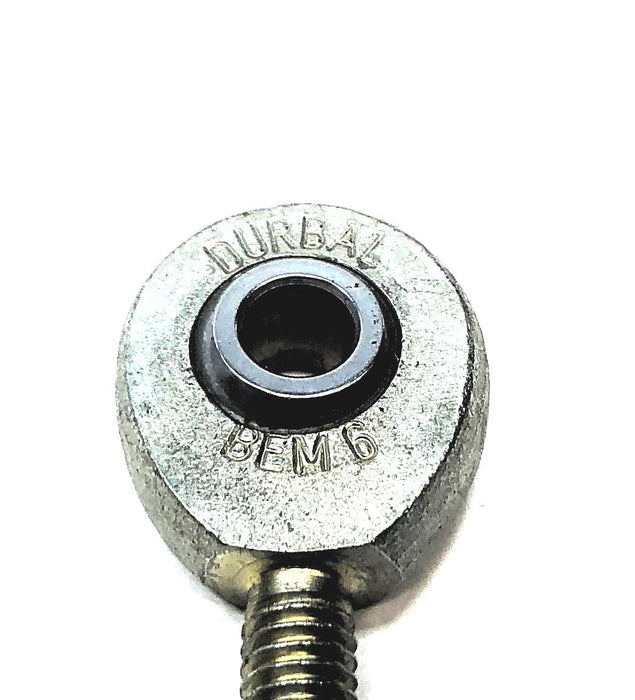 Durbal 6mm ID Male Rod End Bearing BEM6  [Lot of 2] NOS