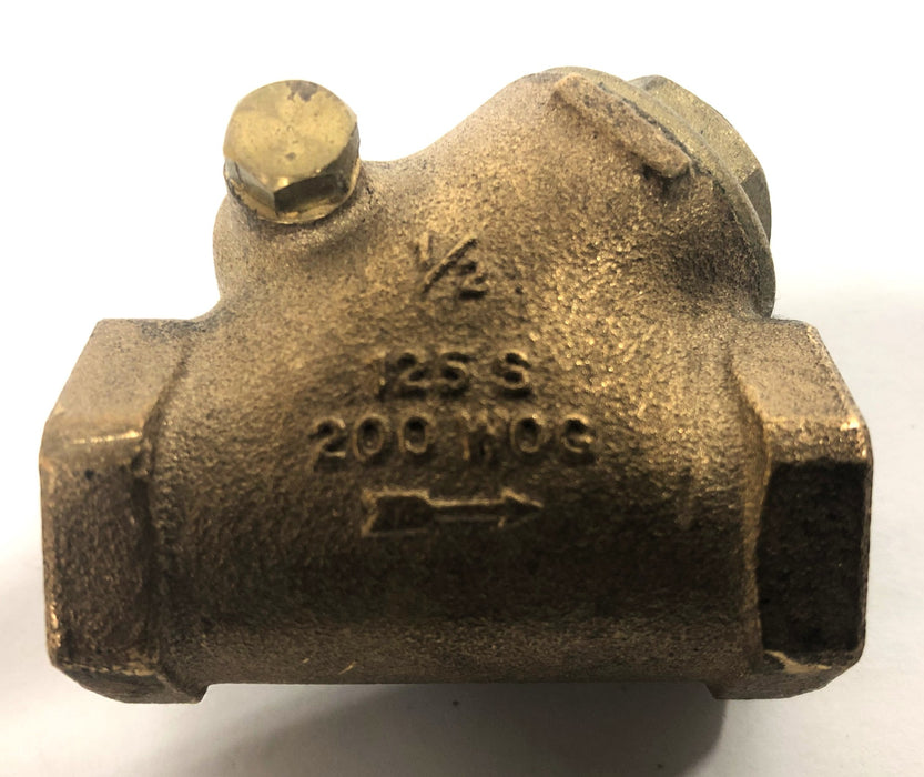 Red-White Toyo 200WOG Valve 1/2 Inch 125 S NOS