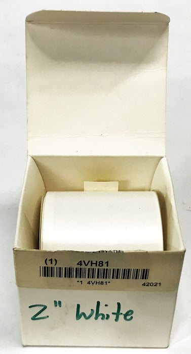 Brady Vinyl Label Tape White 2 inch x 50 feet 42021 NOS
