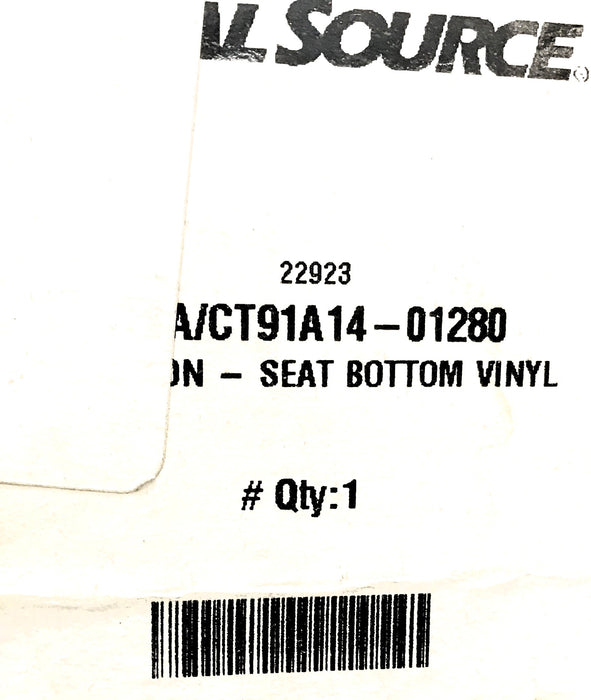 Total Source Vinyl Seat Cushion CT91A14-01280 NOS