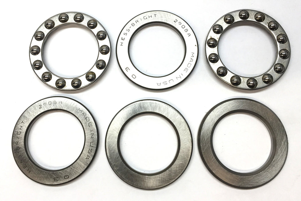 Hess-Bright Thrust Roller Bearing Assembly 2908A [Lot of 2] NOS