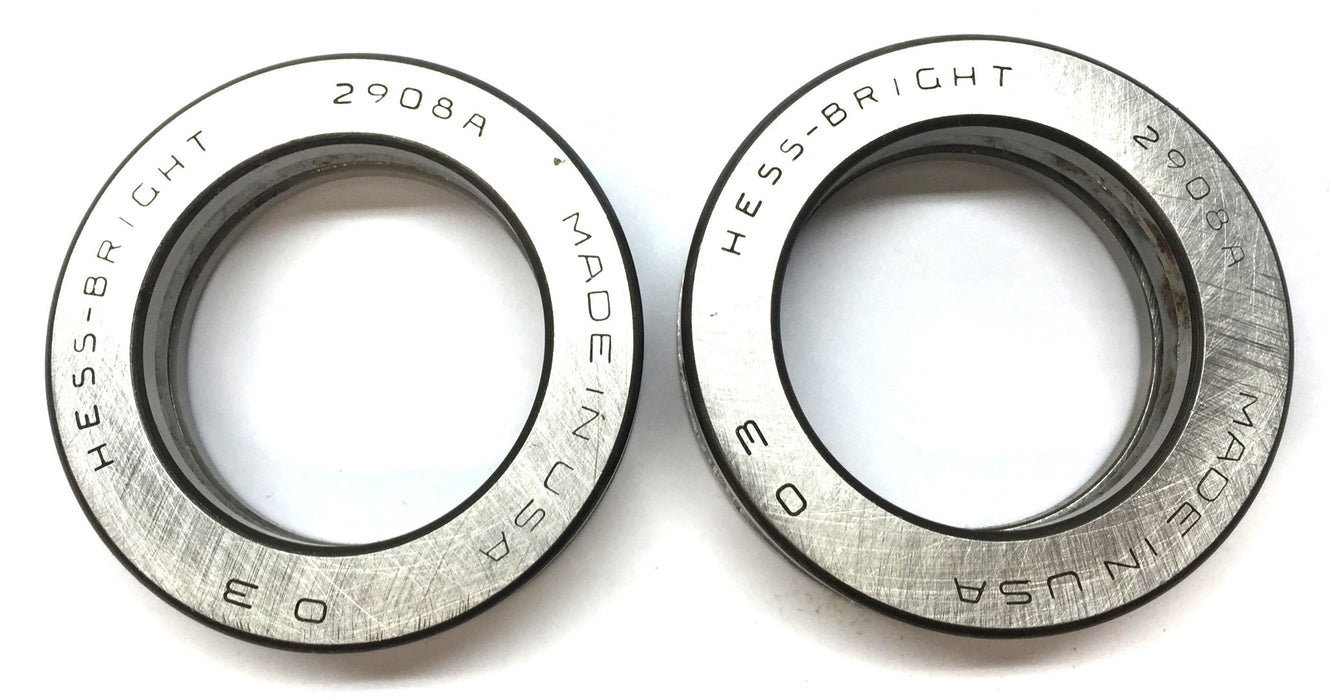 Hess-Bright Thrust Roller Bearing Assembly 2908A [Lot of 2] NOS