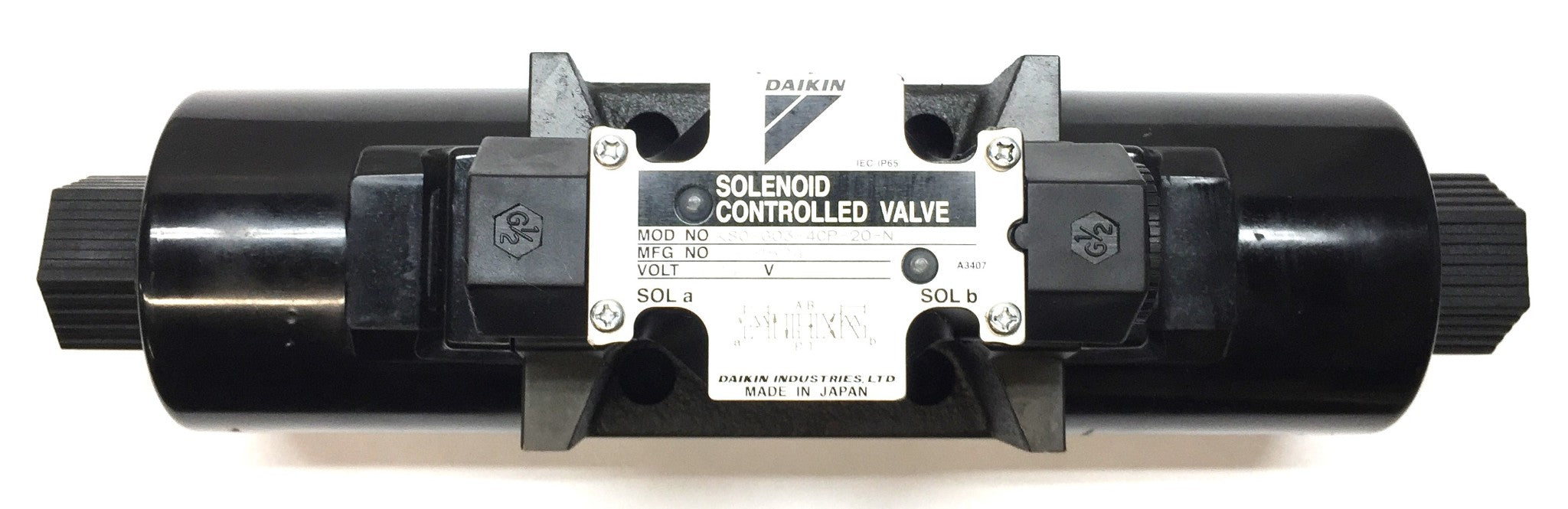Daikin Solenoid Controlled Valve w/o Screws KSO-G03-4CP-20-N NOS