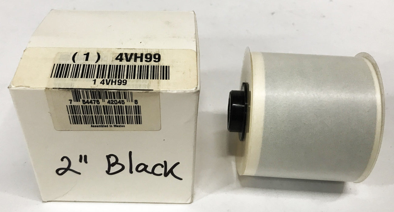 Brady Vinyl Label Tape Black 2 inch x 50 feet 42045 NOS