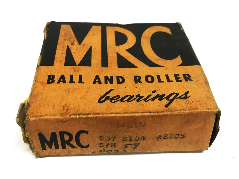 MRC Angular Contact Ball Bearing 207S104-ABEC5 NOS