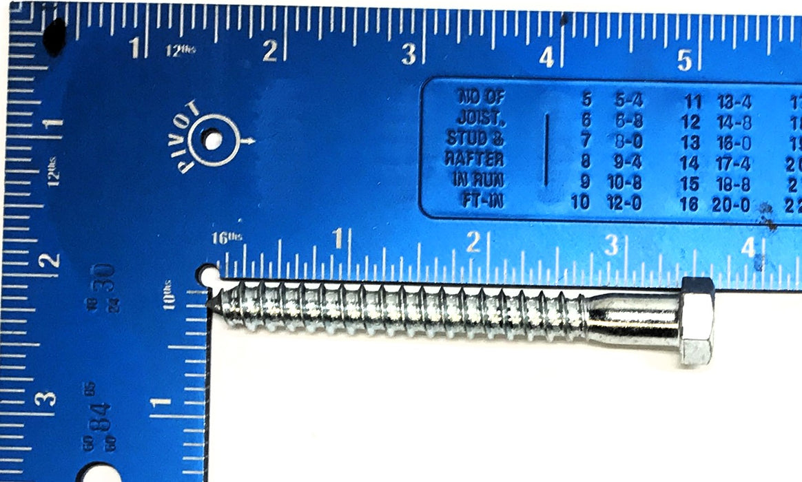 CYI Nominal 3/8" x 3-3/8" 307A Hex Head Lag Screw [Lot of 17] NOS