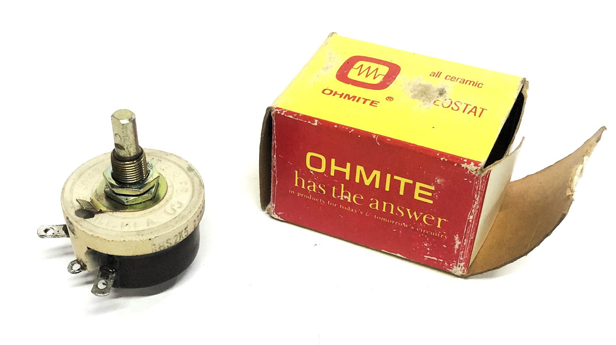 Ohmite 25W Model H 2K5 Rheostat 0160 RHS2K5 NOS