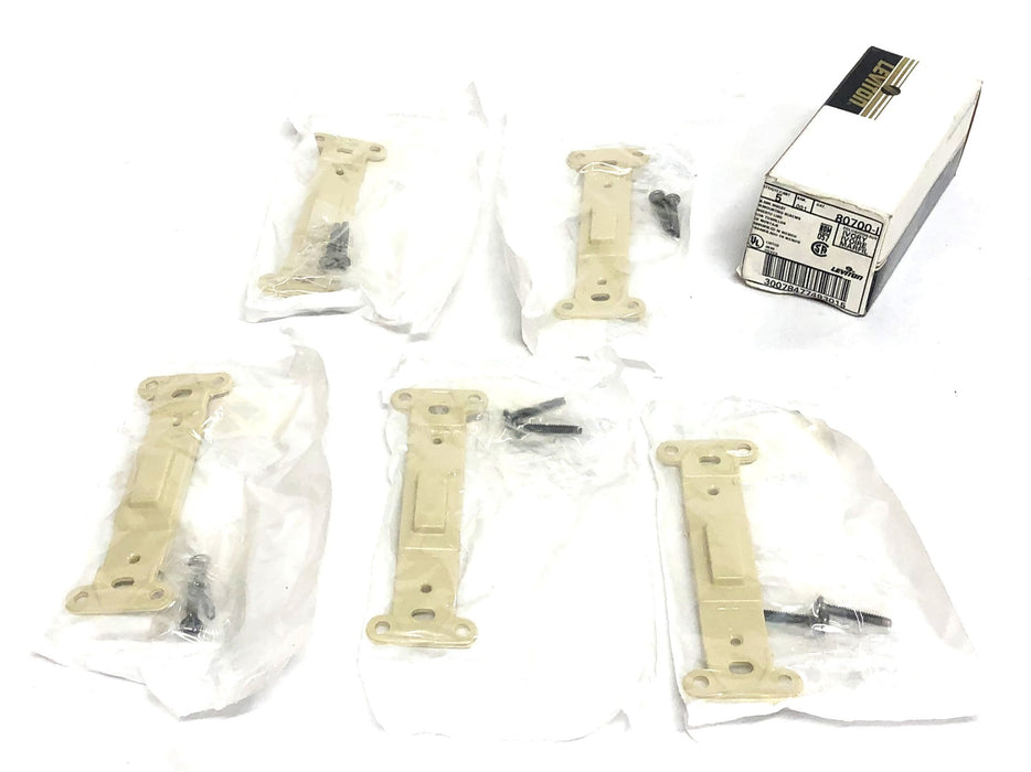 Leviton Ivory Blank Insert With Mounting Screws 80700-I [Lot of 5] NOS