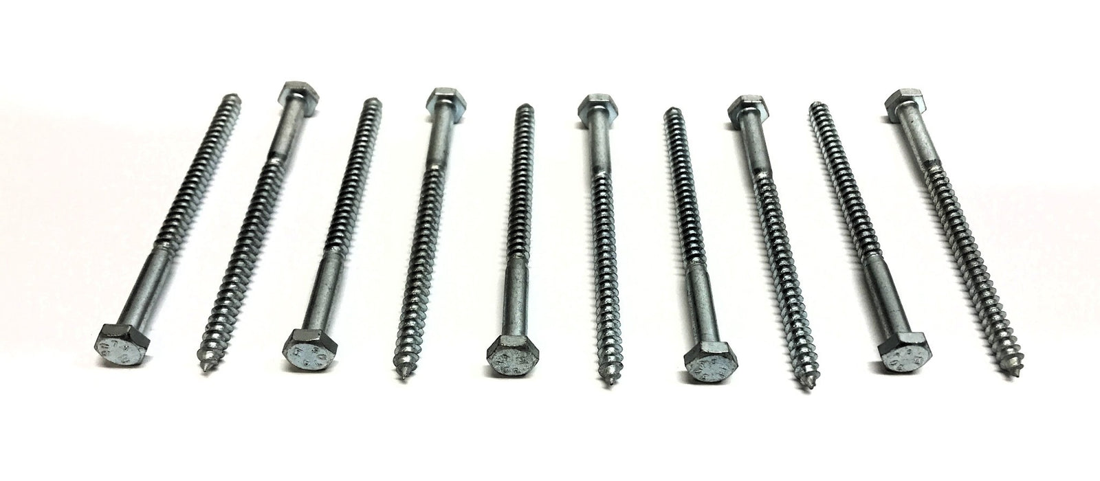 LB Nominal 1/4" x 3-15/16" 307A Hex Head Lag Screw [Lot of 10] NOS
