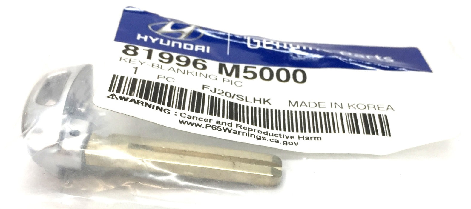 Hyundai Blanking PIC Key 81996 M5000 NOS