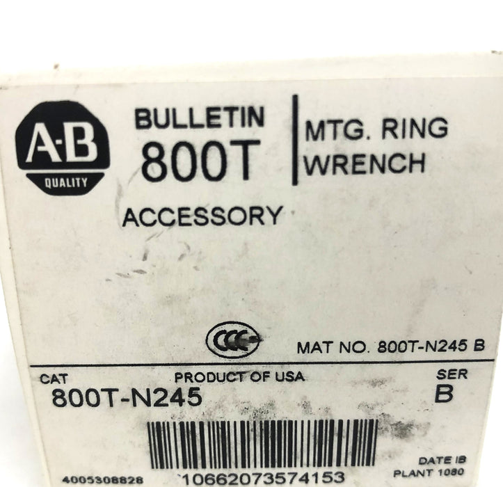 Allen-Bradley Series B Mounting Ring Wrench 800T-N245 NOS