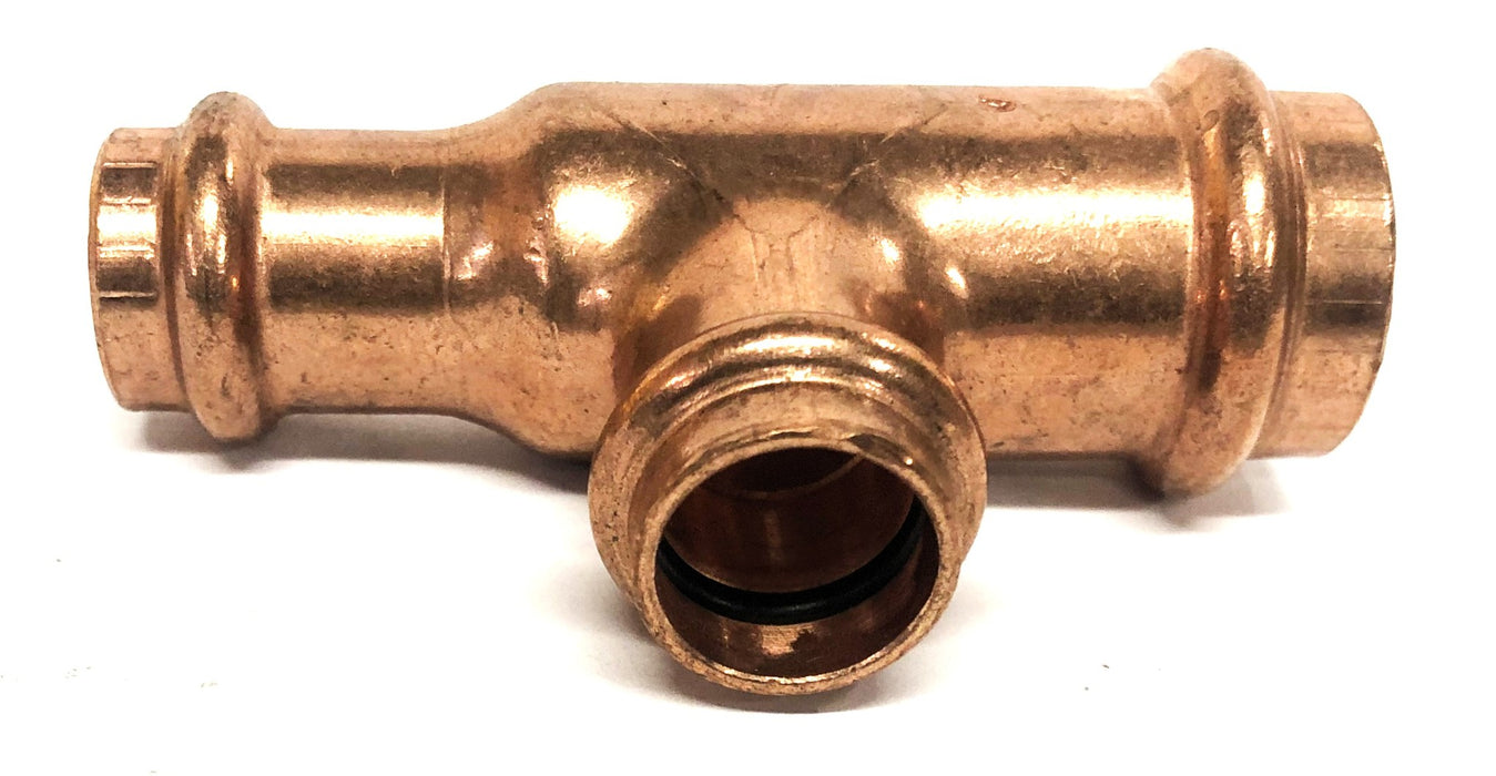 Viega 3/4x1/2x1/2 Inch Copper Reducer Tee FIB8 [Lot of 4] NOS