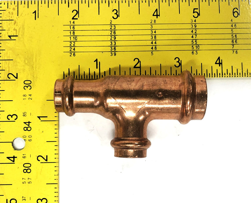 Viega 3/4x1/2x1/2 Inch Copper Reducer Tee FIB8 [Lot of 4] NOS