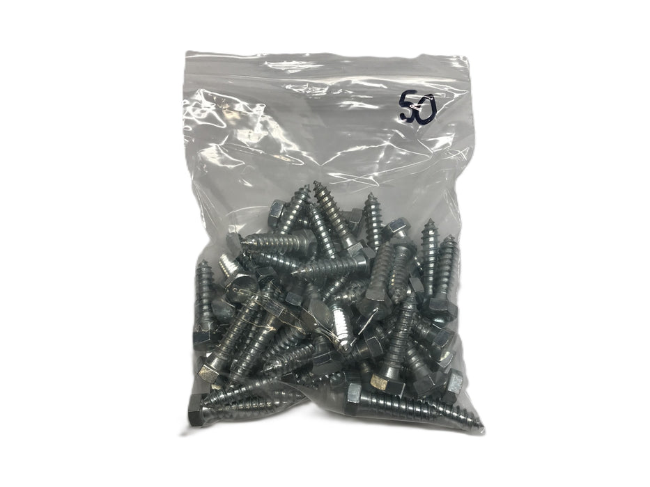 LB Nominal 1/2" x 2" 307A Hex Head Lag Screw [Lot of 45] NOS