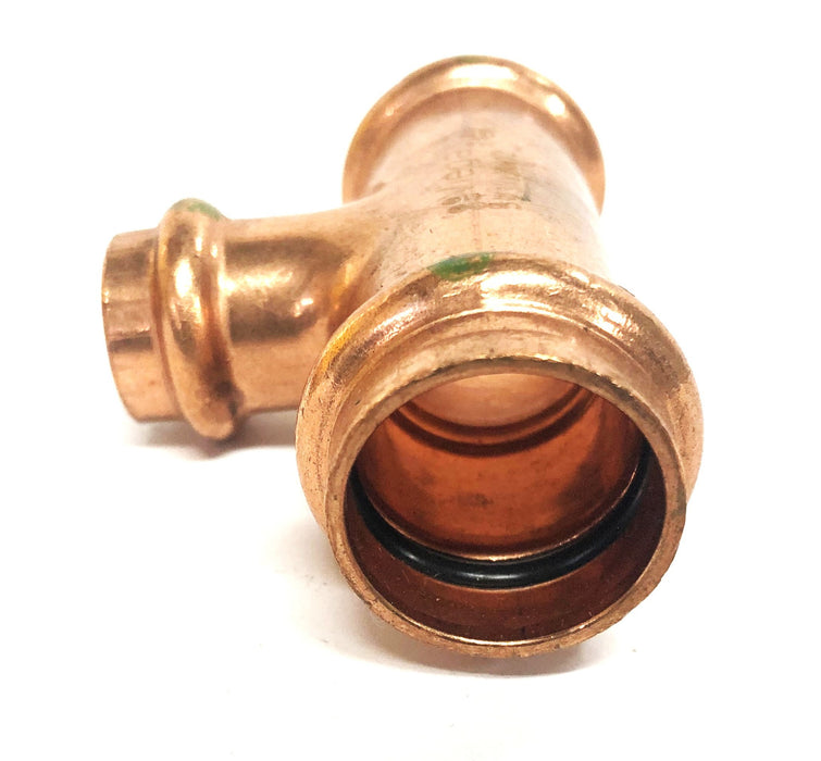 Viega NSF-61 Copper Reducer Tee 3/4x3/42x1/2 Inch [Lot of 2] NOS