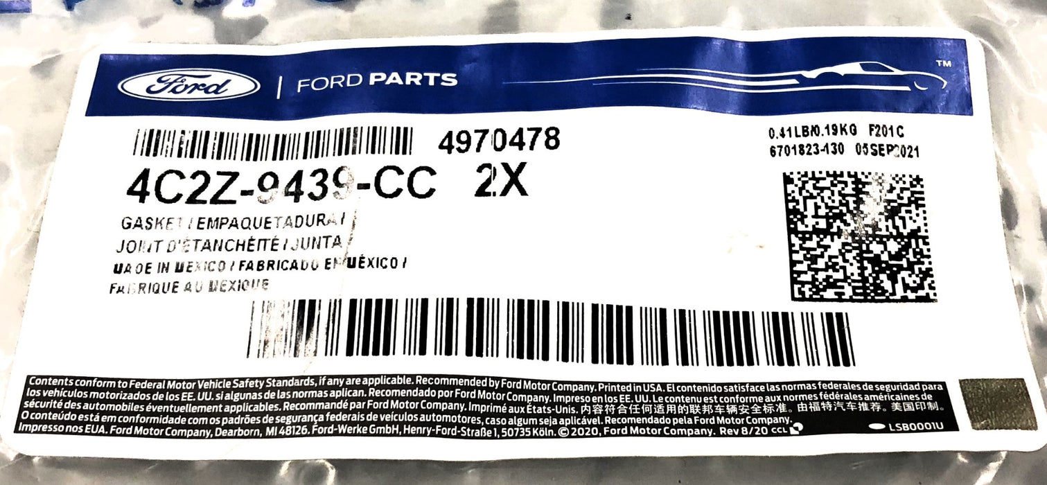 Ford Pack of (2) Lower Intake Manifold Gasket 4C2Z-9439-CC NOS