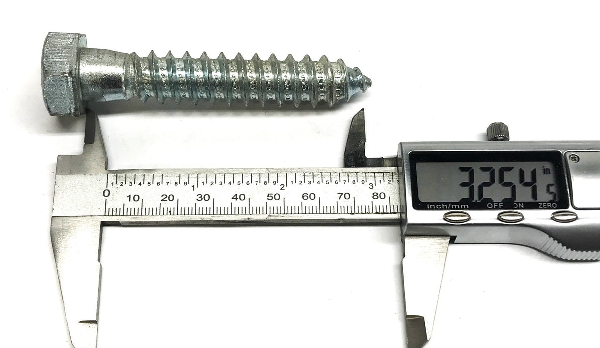 XC Nominal 5/8" x 3-1/4" 307A Hex Head Lag Screw [Lot of 10] NOS
