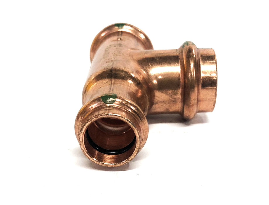 Viega NSF-61 Copper Reducer Tee 3/4x1/2x3/4 Inch [Lot of 3] NOS