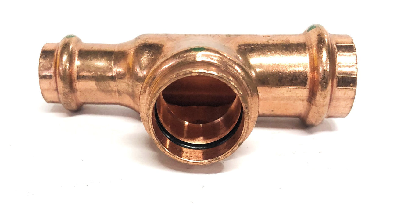 Viega NSF-61 Copper Reducer Tee 3/4x1/2x3/4 Inch [Lot of 3] NOS