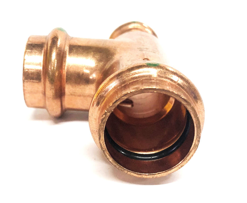 Viega NSF-61 Copper Reducer Tee 3/4x1/2x3/4 Inch [Lot of 2] NOS