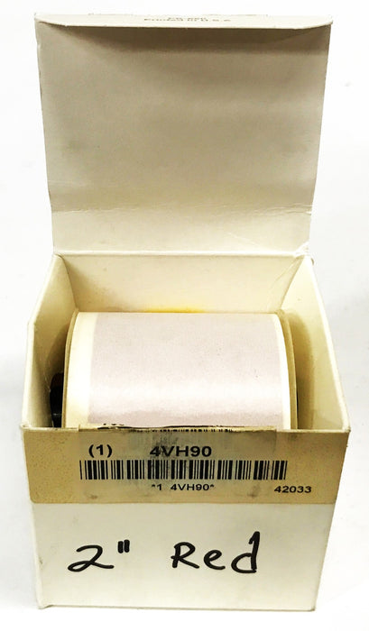 Brady Vinyl Label Tape Red 2 inch x 50 feet 42033 NOS