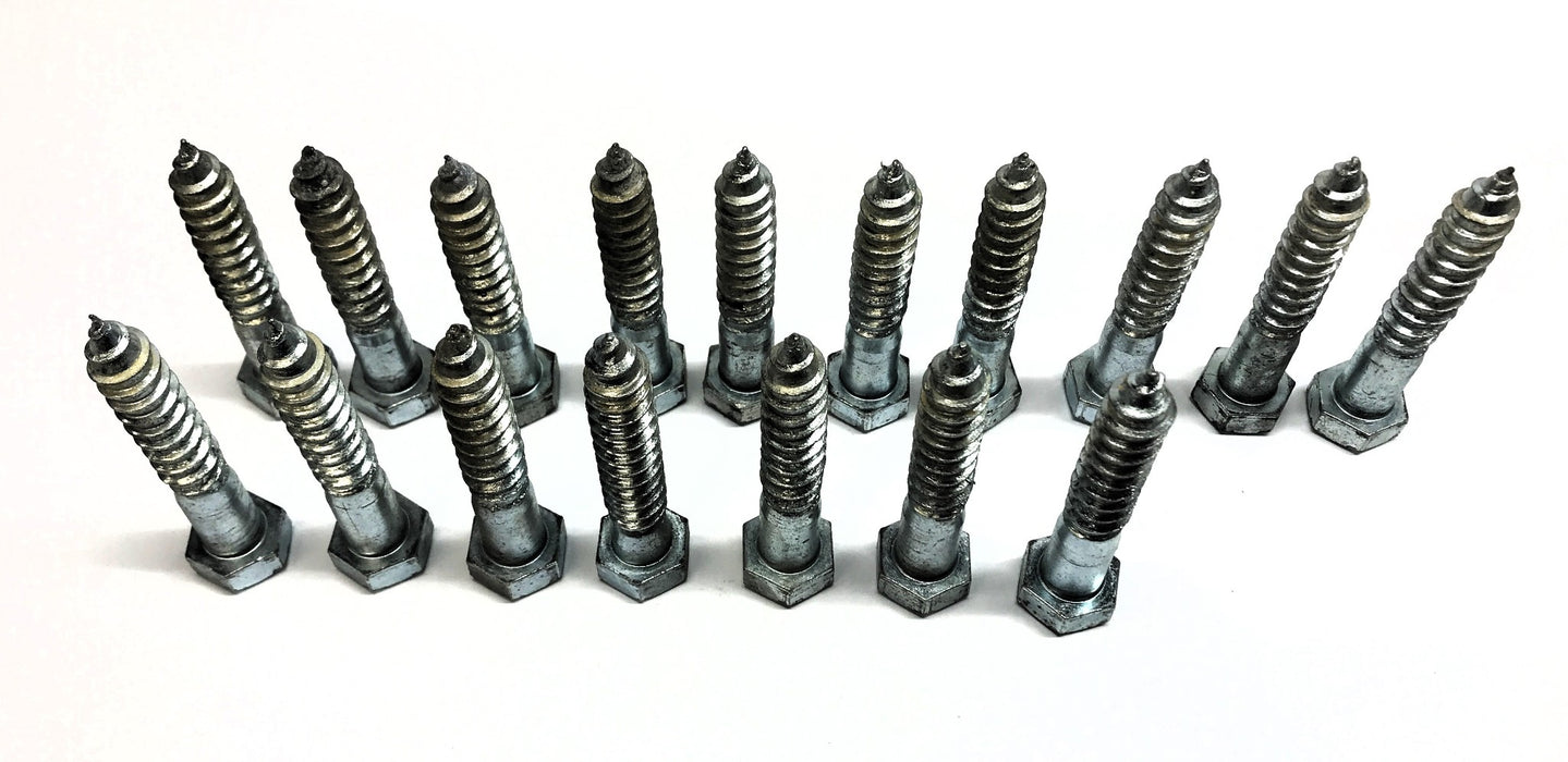 LB Nominal 5/8" x 3-1/2" 307A Hex Head Lag Screw [Lot of 17] USED