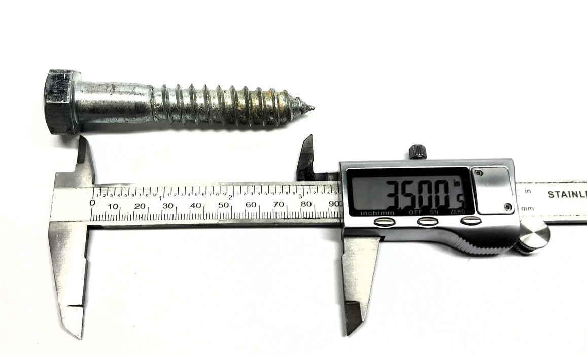 LB Nominal 5/8" x 3-1/2" 307A Hex Head Lag Screw [Lot of 17] USED
