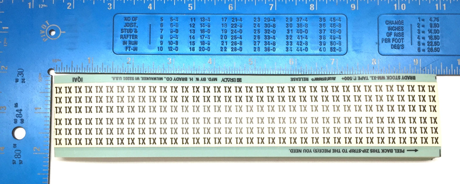 Brady X1 Wire Marker Label Card Pack (20pcs) WM-X1 NOS