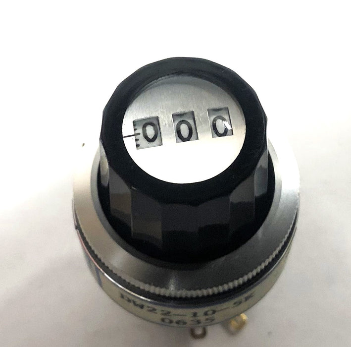 ETI Systems 5K MW22B-10 Potentiometer Turn Counting Dial DW22-10-5K 0635 USED