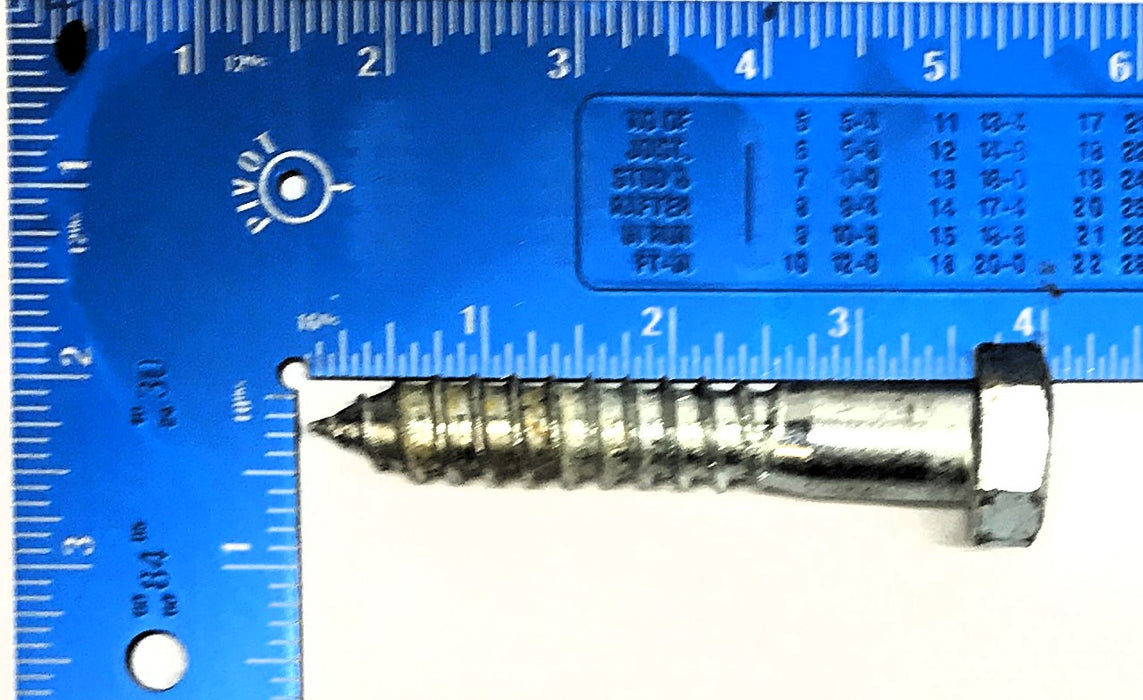 LB Nominal 5/8" x 3-1/2" 307A Hex Head Lag Screw [Lot of 17] USED