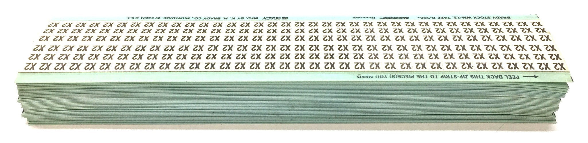 Brady X2 Wire Marker Label Card Pack (30pcs) WM-X2 NOS