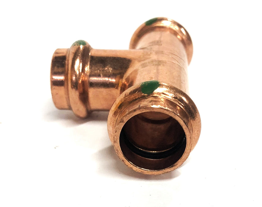 Viega NSF-61 Copper Reducer Tee 1/2 Inch [Lot of 3] NOS
