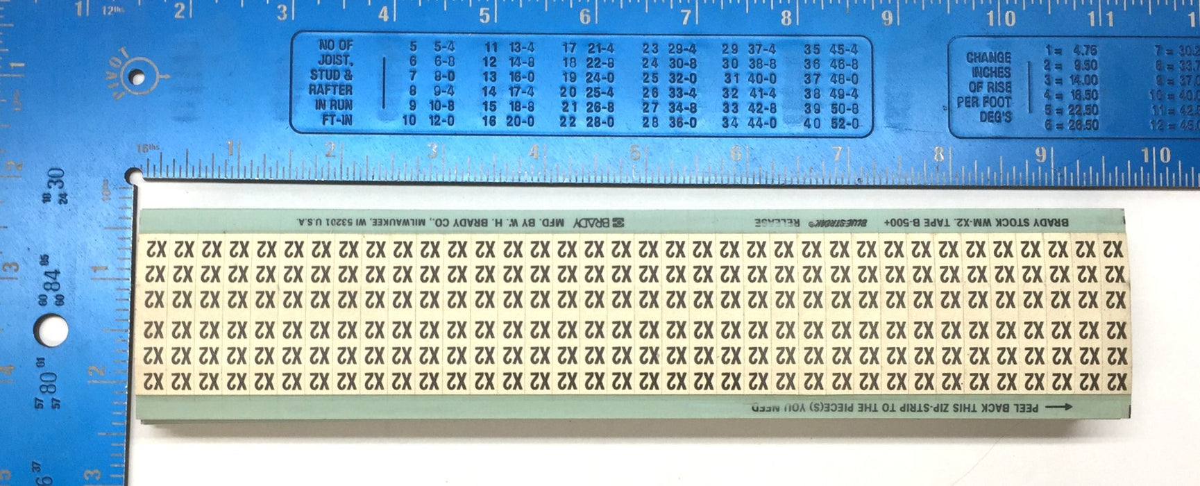 Brady X2 Wire Marker Label Card Pack (30pcs) WM-X2 NOS
