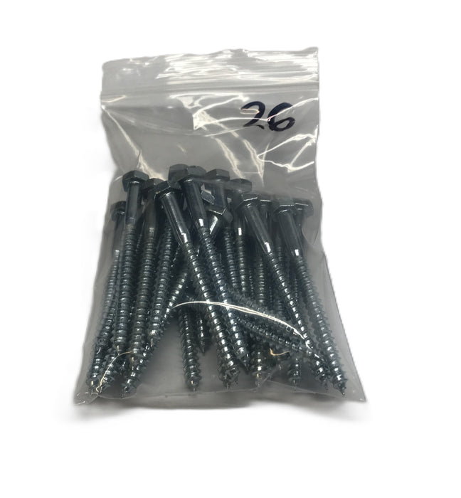 LB Nominal 1/4" x 3" 307A Hex Head Lag Screw [Lot of 26] NOS
