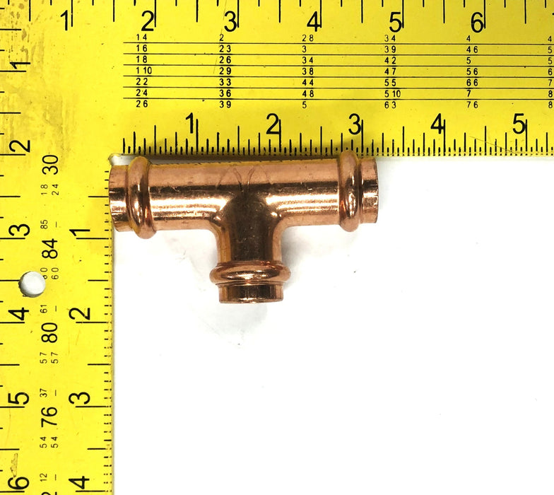 Viega NSF-61 Copper Reducer Tee 1/2 Inch [Lot of 3] NOS