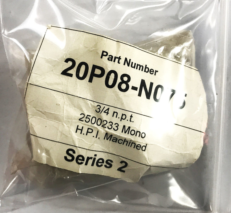 Unbranded Water Systems Brass Mounting Block Kit 20P08-N075 NOS