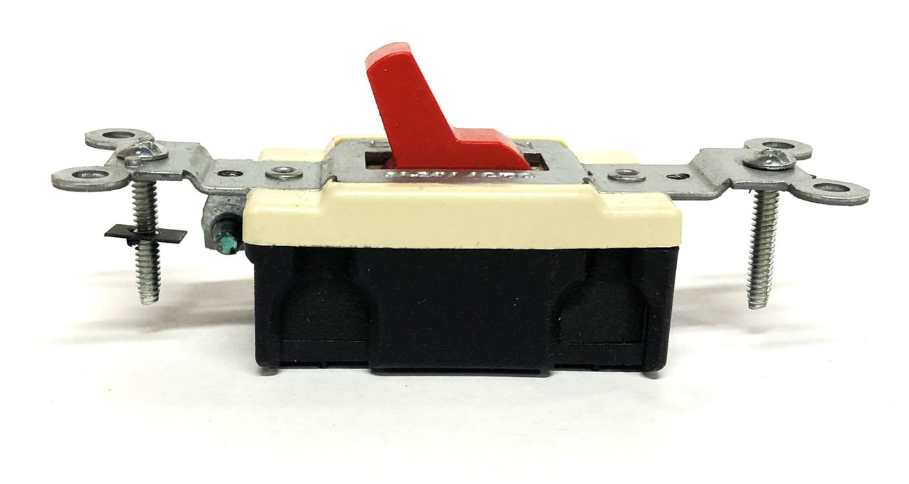 Leviton Red 3A 24V AC/DC Toggle Switch 1080-R NOS