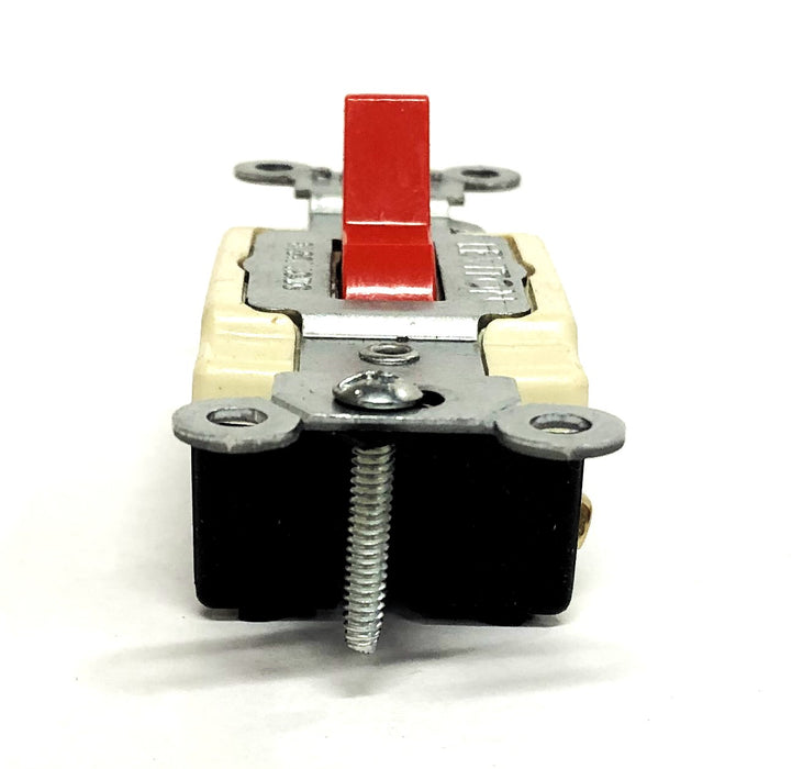 Leviton Red 3A 24V AC/DC Toggle Switch 1080-R NOS