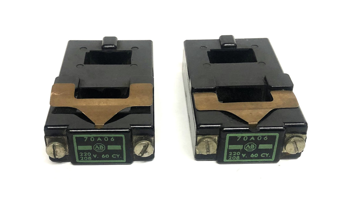 Allen-Bradley 220/208V 60CY Coil 70A06 [Lot of 2] USED