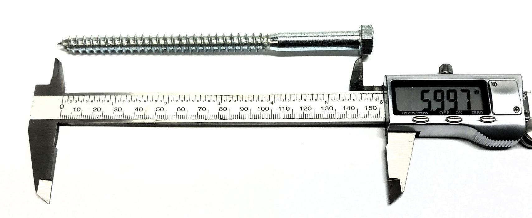 LB Nominal 3/8" x 6" Hex Head Lag Screw [Lot of 11] NOS