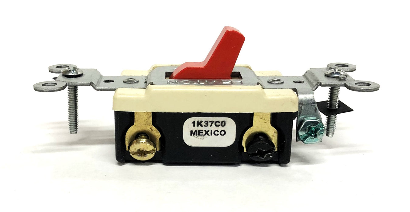 Leviton Red 3A 24V AC/DC Toggle Switch 1080-R NOS
