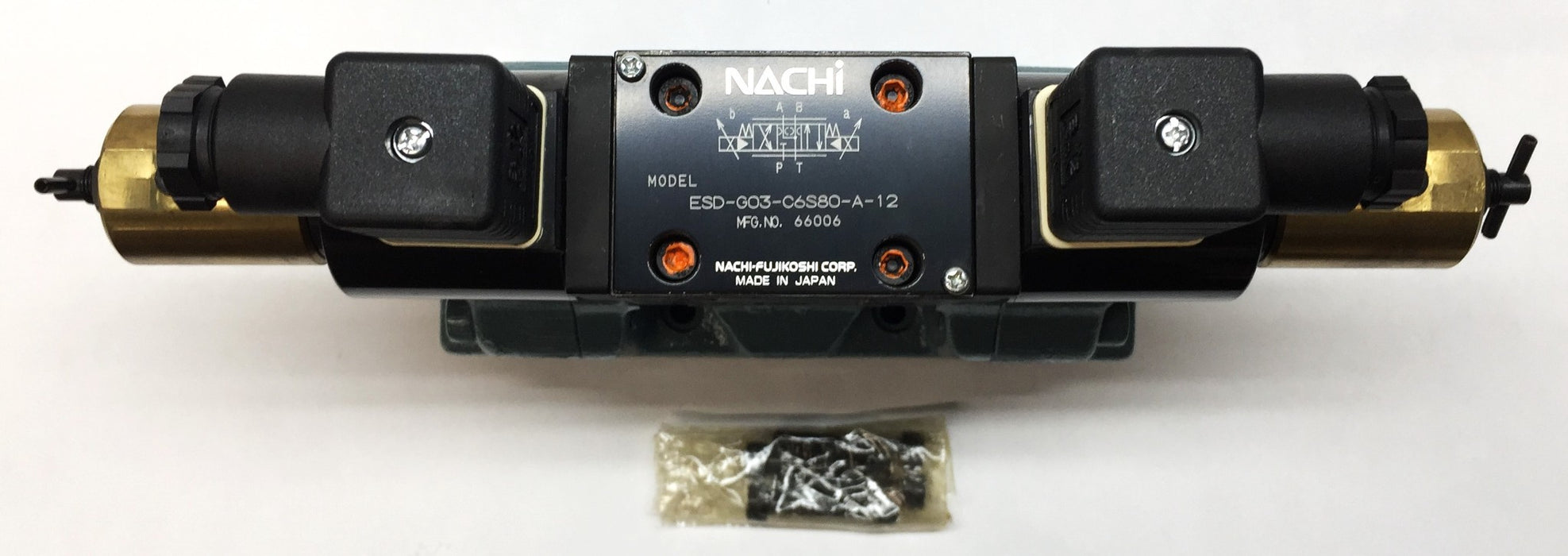 Nachi Electro-Hydraulics Proportional Valve ESD-G03-C6S80-A-12 NOS