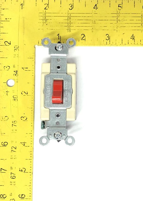 Leviton Red 3A 24V AC/DC Toggle Switch 1080-R NOS