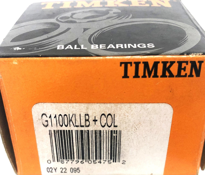Timken Bearing Insert With Collar G1100KLLB+COL NOS