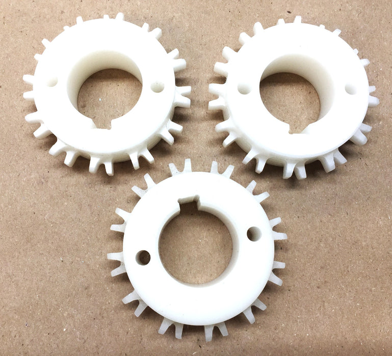 Acetal 12-Tooth Sprocket w/1" Round Bore with Keyway S3E1XXCDH5NG [Lot of 3] NOS