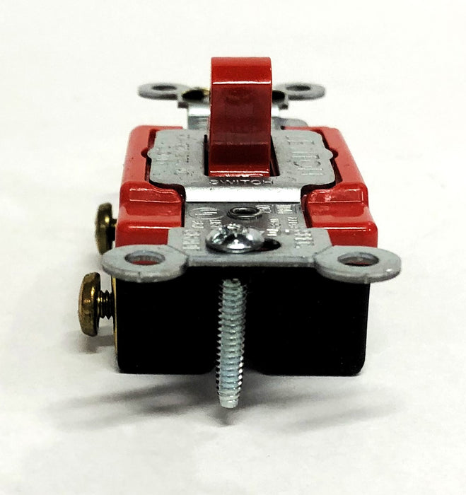 Leviton 20A 120/277V AC/DC Red Toggle Switch 1221-2R [Lot of 3] NOS