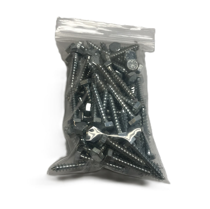 CYB Nominal 1/4" x 1-1/2" Hex Head Lag Screw [Lot of 100] NOS
